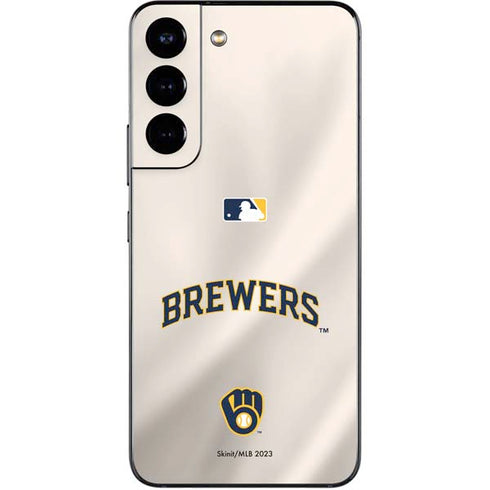 MLB Milwaukee Brewers Home Jersey Galaxy S22 Skin