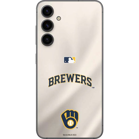 MLB Milwaukee Brewers Home Jersey Galaxy S23 FE Skin