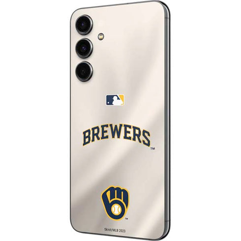 MLB Milwaukee Brewers Home Jersey Galaxy S23 FE Skin