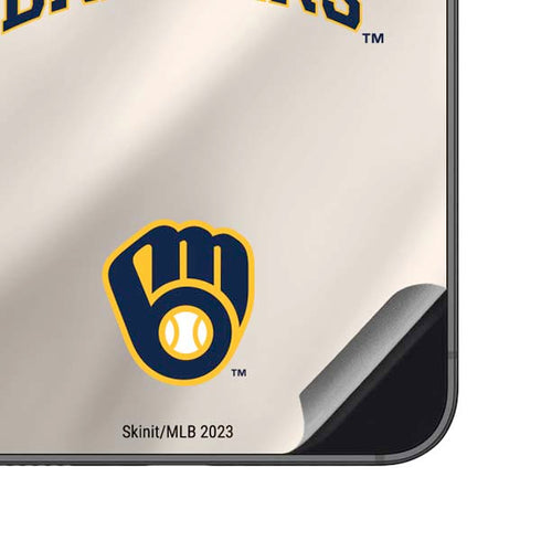 MLB Milwaukee Brewers Home Jersey Galaxy S23 FE Skin