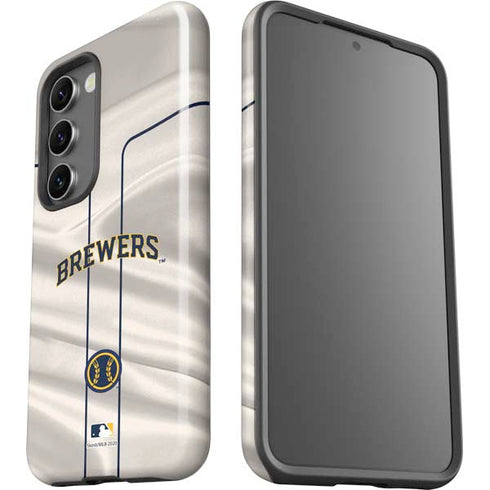 MLB Milwaukee Brewers Home Jersey Galaxy S23 Plus Pro Case