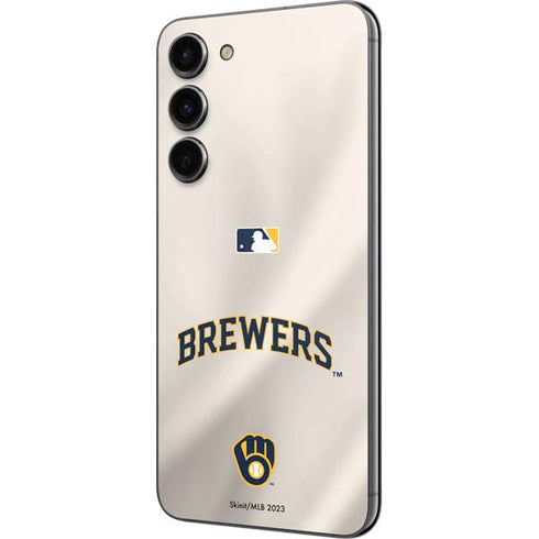 MLB Milwaukee Brewers Home Jersey Galaxy S23 Plus Skin