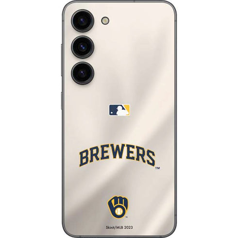 MLB Milwaukee Brewers Home Jersey Galaxy S23 Skin