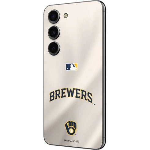 MLB Milwaukee Brewers Home Jersey Galaxy S23 Skin