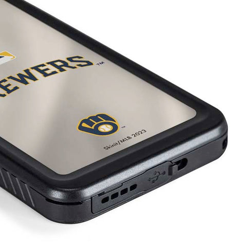 MLB Milwaukee Brewers Home Jersey Galaxy S23 Waterproof Case