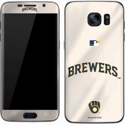 MLB Milwaukee Brewers Home Jersey Galaxy S7 Skin