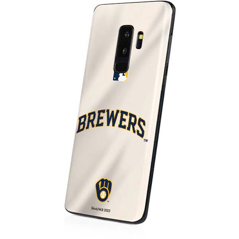 MLB Milwaukee Brewers Home Jersey Galaxy S9 Plus Skin