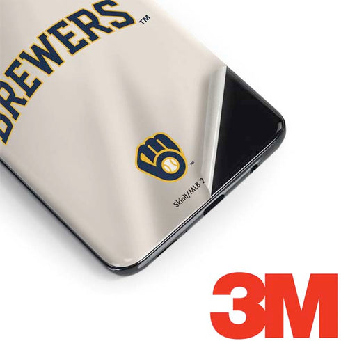 MLB Milwaukee Brewers Home Jersey Galaxy S9 Plus Skin