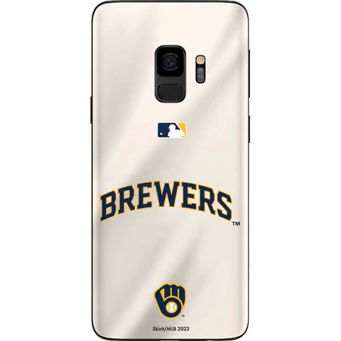 MLB Milwaukee Brewers Home Jersey Galaxy S9 Skin