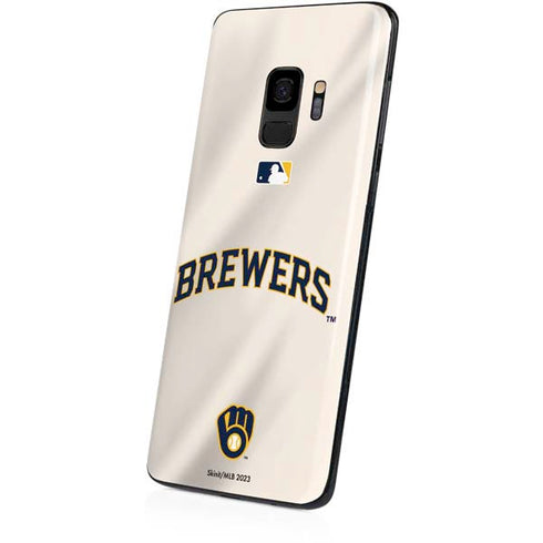 MLB Milwaukee Brewers Home Jersey Galaxy S9 Skin