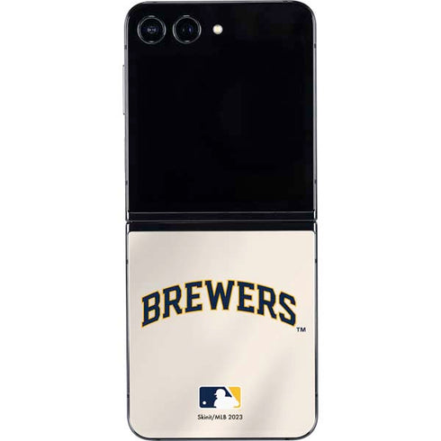 MLB Milwaukee Brewers Home Jersey Galaxy Z Flip5 5G Skin