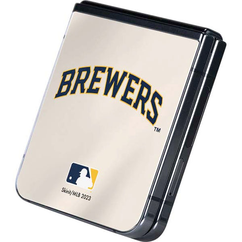 MLB Milwaukee Brewers Home Jersey Galaxy Z Flip5 5G Skin