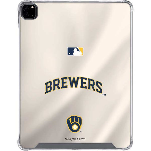 MLB Milwaukee Brewers Home Jersey iPad Pro 12.9in (2020) Clear Case
