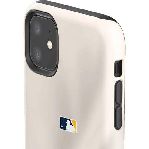 MLB Milwaukee Brewers Home Jersey iPhone 11 Impact Case