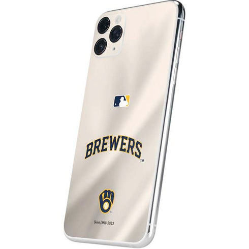 MLB Milwaukee Brewers Home Jersey iPhone 11 Pro Max Skin