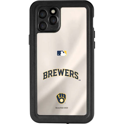 MLB Milwaukee Brewers Home Jersey iPhone 11 Pro Waterproof Case