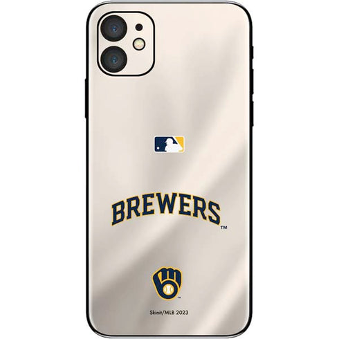 MLB Milwaukee Brewers Home Jersey iPhone 11 Skin