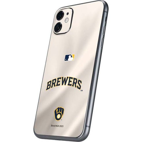 MLB Milwaukee Brewers Home Jersey iPhone 11 Skin