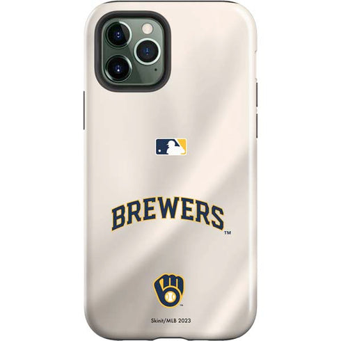 MLB Milwaukee Brewers Home Jersey iPhone 12 Pro Impact Case