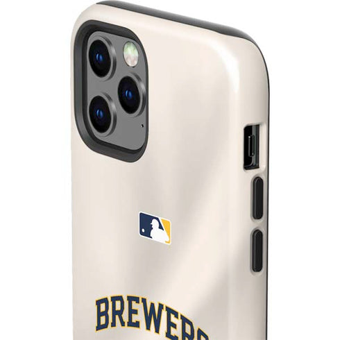 MLB Milwaukee Brewers Home Jersey iPhone 12 Pro Impact Case
