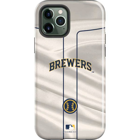 MLB Milwaukee Brewers Home Jersey iPhone 12 Pro Max Impact Case