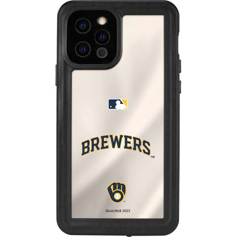 MLB Milwaukee Brewers Home Jersey iPhone 12 Pro Waterproof Case