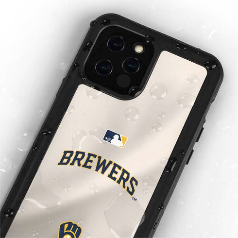 MLB Milwaukee Brewers Home Jersey iPhone 12 Pro Waterproof Case