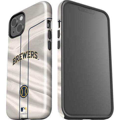 MLB Milwaukee Brewers Home Jersey iPhone 13 Impact Case