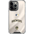 MLB Milwaukee Brewers Home Jersey iPhone 13 Pro Clear Case