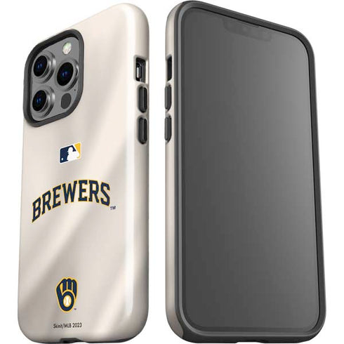 MLB Milwaukee Brewers Home Jersey iPhone 13 Pro Impact Case