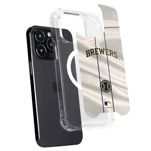 MLB Milwaukee Brewers Home Jersey iPhone 13 Pro MagSafe Case