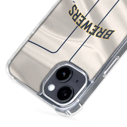 MLB Milwaukee Brewers Home Jersey iPhone 14 MagSafe Case