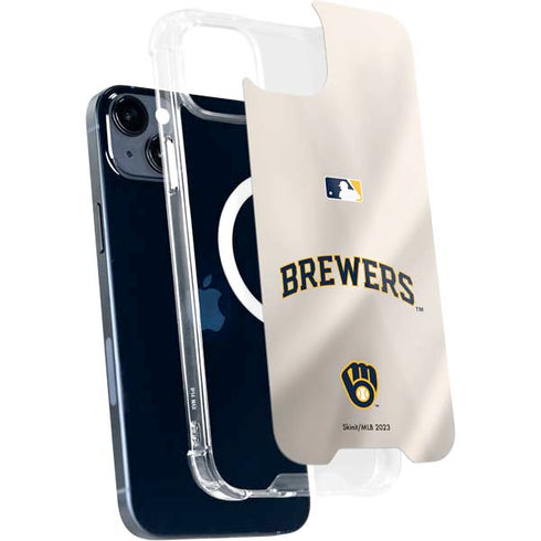 MLB Milwaukee Brewers Home Jersey iPhone 15 Plus MagSafe Case