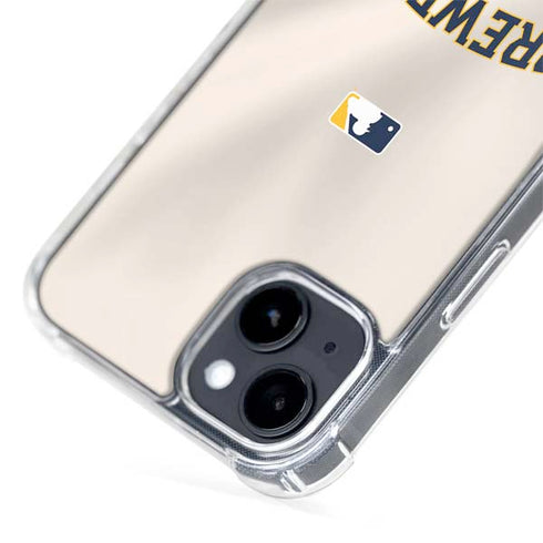MLB Milwaukee Brewers Home Jersey iPhone 14 Plus MagSafe Case