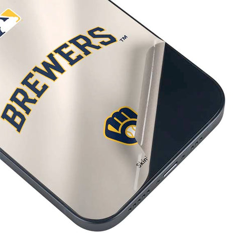 MLB Milwaukee Brewers Home Jersey iPhone 15 Plus Skin