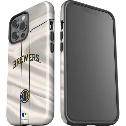 MLB Milwaukee Brewers Home Jersey iPhone 15 Pro Max Impact Case