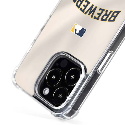 MLB Milwaukee Brewers Home Jersey iPhone 15 Pro Max MagSafe Case
