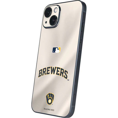MLB Milwaukee Brewers Home Jersey iPhone 14 Skin