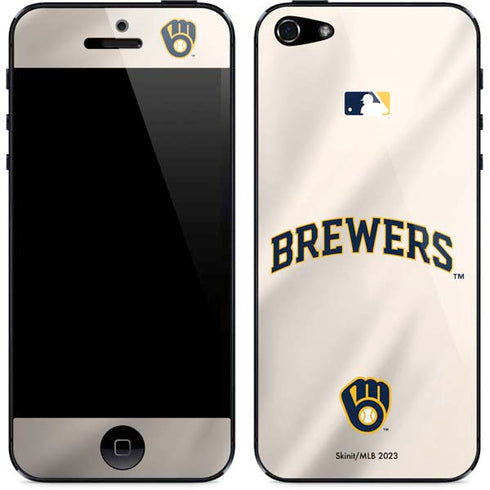 MLB Milwaukee Brewers Home Jersey iPhone 5/5s/5SE Skin