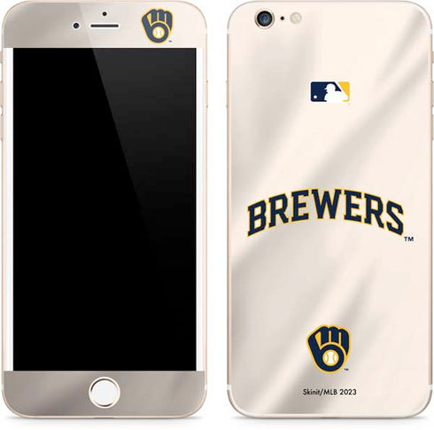 MLB Milwaukee Brewers Home Jersey iPhone 6/6s Plus Skin