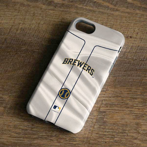 MLB Milwaukee Brewers Home Jersey iPhone 8 Pro Case