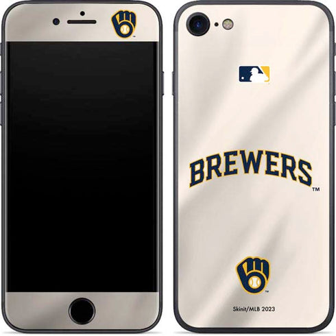 MLB Milwaukee Brewers Home Jersey iPhone 8 Skin
