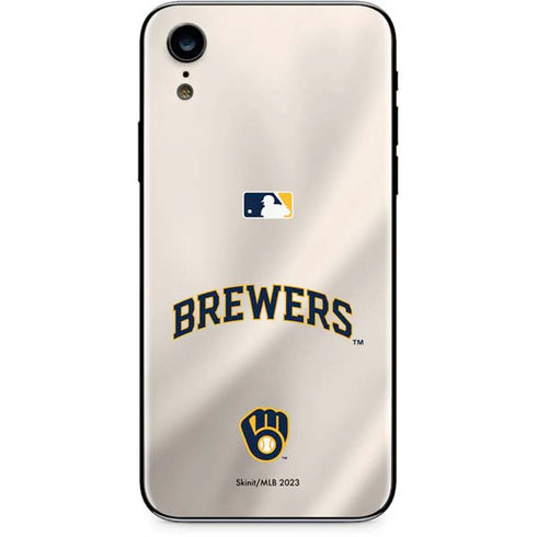 MLB Milwaukee Brewers Home Jersey iPhone XR Skin