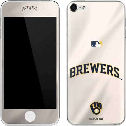 MLB Milwaukee Brewers Home Jersey Apple iPod Skin
