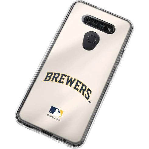 MLB Milwaukee Brewers Home Jersey LG K51/Q51 Clear Case