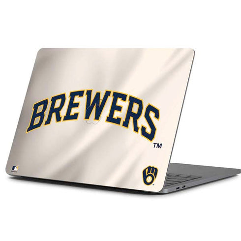 MLB Milwaukee Brewers Home Jersey Apple MacBook Pro 13-inch Skin