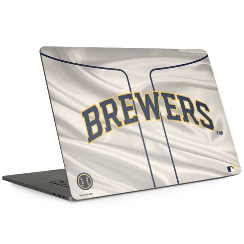 MLB Milwaukee Brewers Home Jersey Apple MacBook Pro 15-inch Skin