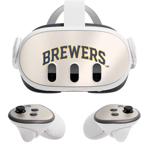 MLB Milwaukee Brewers Home Jersey Meta Quest 3 Skin