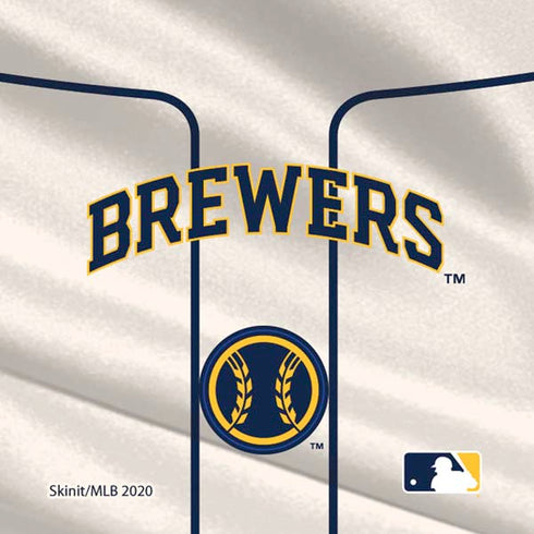 MLB Milwaukee Brewers Home Jersey Moto E5 Play Skin