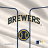 MLB Milwaukee Brewers Home Jersey Moto E5 Play Skin